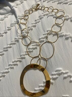 IPPOLITTA 24kt Gold Statement Circle-Link Pendant Necklace